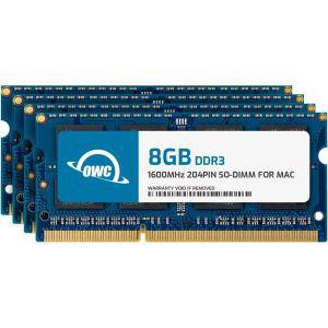 OWC 32GB(4 x 8GB) PC12800 DDR3L 1600MHz SODIMM 메모리 2011-2015 iMac 모델 OWC1600DDR3S32S