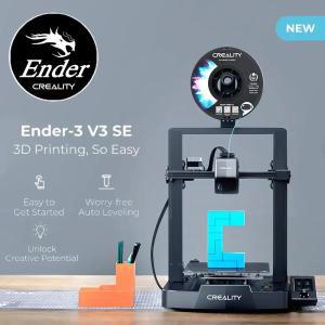 Creality 3D Ender-3 SE 프린터 스프라이트 직접 압출, 고속 인쇄 속도, 듀얼 Z축 IU 디스플레이, CR 터치