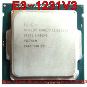 인텔 CPU 제온 E3-1231V3 프로세서 쿼드 코어 E3 1231V3 LGA1150 E3-1231 V3 E3 1231 V3 3.40GHz 8M 80w