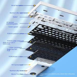 무선기계식키보드 로지텍무선키보드 게이밍 LEOBOG 핫스왑 기계식 키보드 키트 커스텀 베어본 RGB 백라이트