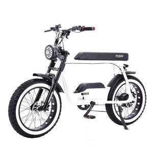 전기 자전거 팻 타이어 오프로드 리튬 배터리 비치 오토바이 스노우 전기 산악 자전거 20 인치