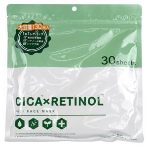 CICA x RETINOL 사슴 레티놀 페이스 마스크 30개입 대용량 보습