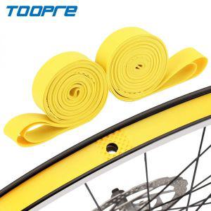 자전거 타이어 튜브 TOOPRE1 PVC 림 테이프 스트립 MTB 도로 접이식 라이너 커버 26 27.5 29 700c 2개 쌍