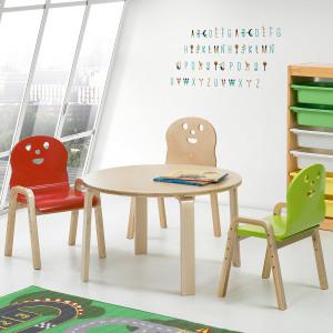 토리 원목 유아 책상 어린이 4단계 높이조절 테이블