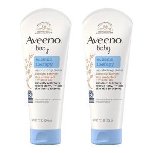 Aveeno Baby Eczema Therapy Cream 아비노 아기 모이스처라이징 크림 건조 가려움 무향 206g 2팩