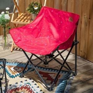 카즈미 캠핑 의자 낚시 야외 접이식캠핑 의자 레드