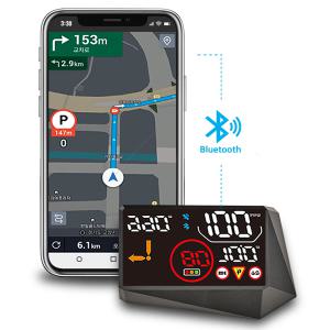 카포스 THUD 헤드업디스플레이 T202 HUD T맵 API 연동 티맵 네비 GPS 속도계 오토큐 최신형 선물 지급 소리윤