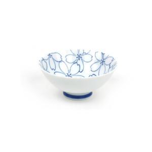 예쁜 플레이트 일본 블루 벚꽃밥공기 2개 수입그릇
