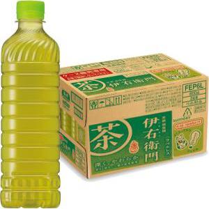 산토리 이에몬 라벨리스 차 일본 음료 600ml 24병