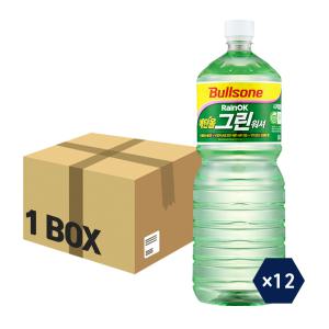 불스원  레인OK 에탄올 그린 워셔액 1.8L 12개 (1 Box)