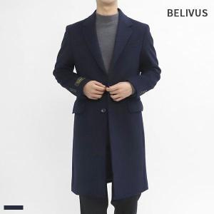 [제이큐]빌리버스 남자 울 싱글 코트 겨울 간절기 아우터 BVOT112