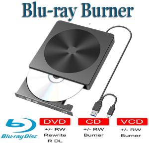휴대용 블루레이 버너 USB 3.0 DVD 플레이어 외부 라이터 드라이브 BD 블루라이트