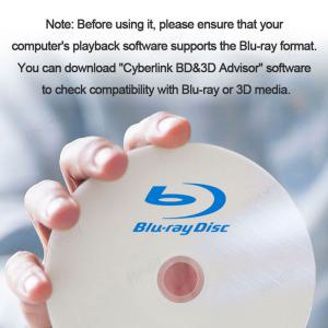 외부 블루레이 드라이브 USB 3.0 C타입 CD DVD BD RW 플레이어 버너용 휴대용 광학 맥북 노트북 데스크탑 P