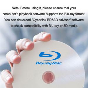 USB 3.0 C 타입 다중 외장 블루레이 광학 드라이브 CD DVD BD- RW 플레이어 버너 라이터 리더 노트북 PC용