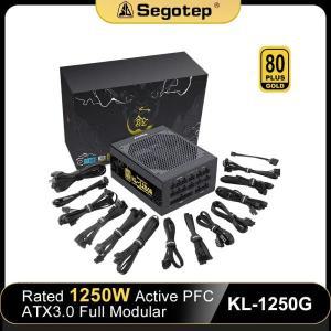 Segotep KL1250W 80plus 골드 전원 공급 장치 ATX3.0 활성 PFC PCIe 5.0 게이머 마이닝 서버 게임용 데스크