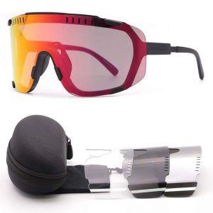 자전거 선글라스 고글 스포츠 POC 오리지널 DEVOUR 편광 4 렌즈 사이클링 남성 여성 산악 안경 MTB 아이웨