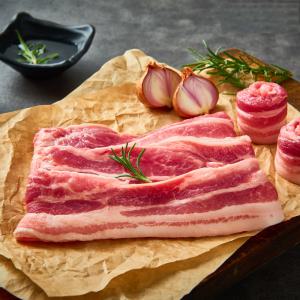 고기중독 삼겹살 1kg, 2kg 구이용 수입 냉동 돼지고기