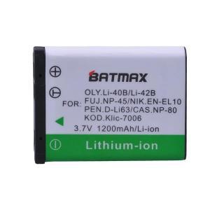 Batmax Li-42B NP-45 배터리, 올림푸스 U700 FE230 U1040 X915 VR320 FE5000, 1PC