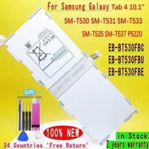 삼성 갤럭시 탭 4 10.1 SM-T530 T533 EB-BT530FBU 6800mAh용 신형 태블릿 배터리