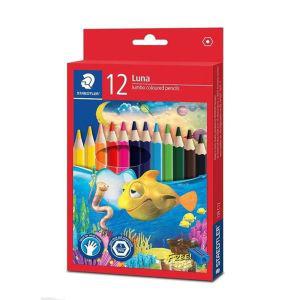 스테들러 루나 점보 색연필 12 139C12 미술 그림 학습용 교육용 수채 학생 세트 채연필