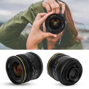 호환품 Kamlan APS-C 렌즈 수동 초점, 후지필름 FX M4/3 마운트 캐논 소니 미러리스 카메라 A6000 21mm