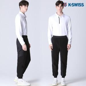 K-SWISS] 기모 사선절개 조거팬츠