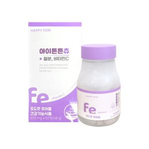 해피토리 아이튼튼츄 철분 비타민 C 800mg x 60정 in