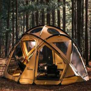 돔 텐트 3-6인용 대형 구텐트 야외 캠핑 방수 방풍
