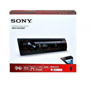 Sony MEXN4300BT 내장 듀얼 블루투스 음성 명령 CD/MP3 AM/FM 라디오 전면 USB AUX 판도라 스포티파이 iHea