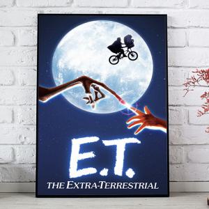 E.T. 이티 영화 포스터 브로마이드 인테리어 ET 액자