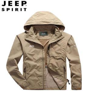 JEEP 봄 재킷 남성 캐주얼 야외 스포츠 얇은 아웃도어 바람막이 지프자켓 밀리터리 야상