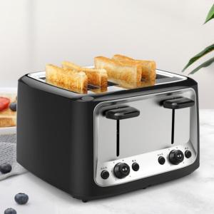 업소용 4구 토스트기 식빵 굽는 기계 가정용 토스터 브런치카페 뷔페
