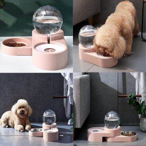 [신세계몰]크리스털디자인 강아지급수기 접이식 강아지식기 강아지그릇 고양이급수기