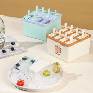 아이스크림 바 얼음틀 스틱 여름 실리콘몰드 만들기 보관통 제작 큐브 원형