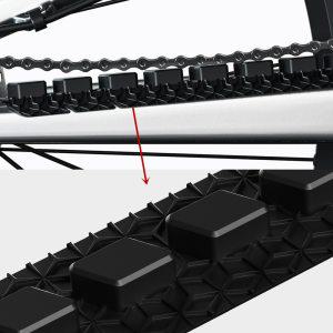 3D 실리콘 MTB 체인 포스트 가드 도로 자전거 프레임 스크래치 방지 보호대 케어 커버 보호 스티커