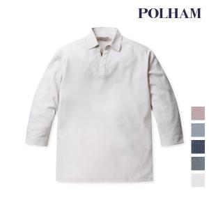 [폴햄][폴햄] 남성 쿨링 폴리 풀오버 7부 셔츠_PHD2WC1322