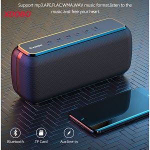 휴대용 노래방 기계 홈라오케 XDOBO X8 스피커 블루투스 호환 베이스 서브우퍼 무선 방수 6600mAh TWS 기능