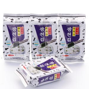 광천어머니김 9단 도시락김 4g X 9봉 10개입 1box 총 90봉 전장김 식탁김 돌자반 김밥김 김자반