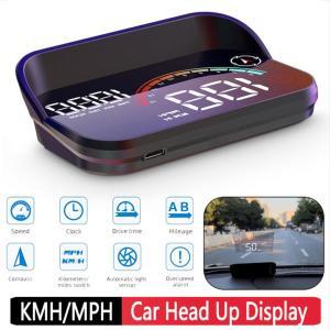 디지털 GPS 속도계 과속 경보 자동차 헤드업 디스플레이 속도 RPM MPH HUD GPS 속도계 프로젝터 주행 거리