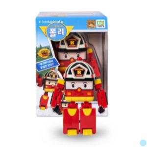 로보카폴리 로이 소방차 변신 로봇 4인치 장난감 선물_MC