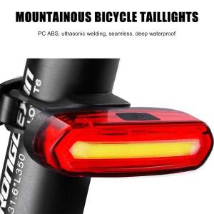LED 산악 자전거 미등, MTB 사이클링 후방 야간 라이딩 안전 경고등
