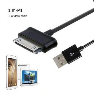 usb연결선 삼성 갤럭시 탭 USB 데이터 케이블 충전기 P1000 노트 7 101 태블릿용