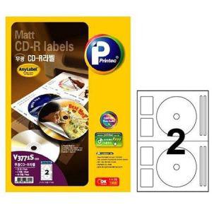 애니 CD-DVD 라벨(V3771S-100매) 잉크젯 용 문구사무용품_MC