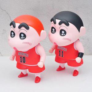 짱구 액션 피규어 애니메이션 신짱 코스 슬램덩크 장난감 만화 카와이 인형 컬렉션 모델 장식품 선물 23cm