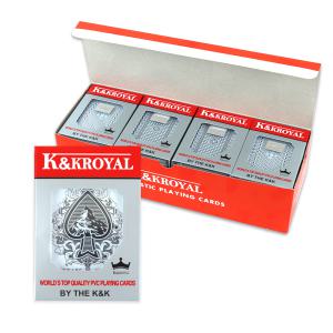 K&K 로얄 플레잉 카드 x 12개 / 사기방지 트럼프 포커 카드놀이