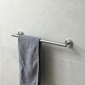 에브리윅 무타공 욕실 수건걸이 샤워타올 접착식 화장실 수건걸이 무광 니켈 304 스텐