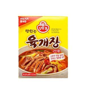 [RGN72O24]오뚜기 즉석국 맛있는 육개장 19g 2개입 즉석탕