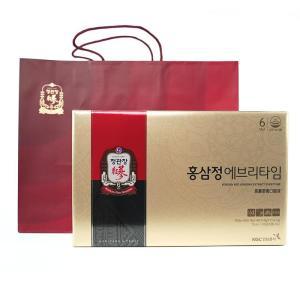 (쇼핑백 포장) 정관장 홍삼정 에브리타임 50포 선물 세트