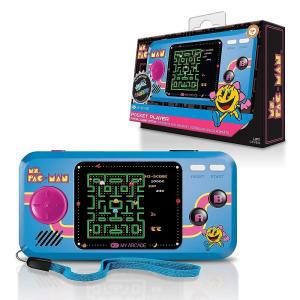 My Arcade 마이아케이드 포켓 플레이어 휴대용 게임 콘솔 3가지 내장 Ms. PacMan Sky Kid Mappy Collectibl