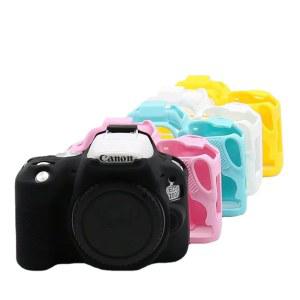 고무 실리콘 케이스 소프트 바디 커버 프로텍터 스킨 캐논 EOS 250D 200DII 200D Rebel SL2 Kiss X9 DSLR 카메라용